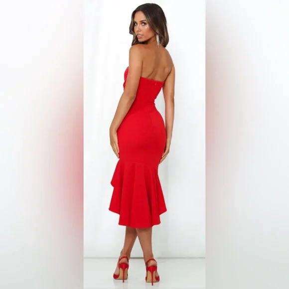 HELLO MOLLY  Night Shine Midi Dress SIZE: SMALL - Picture 2 of 13